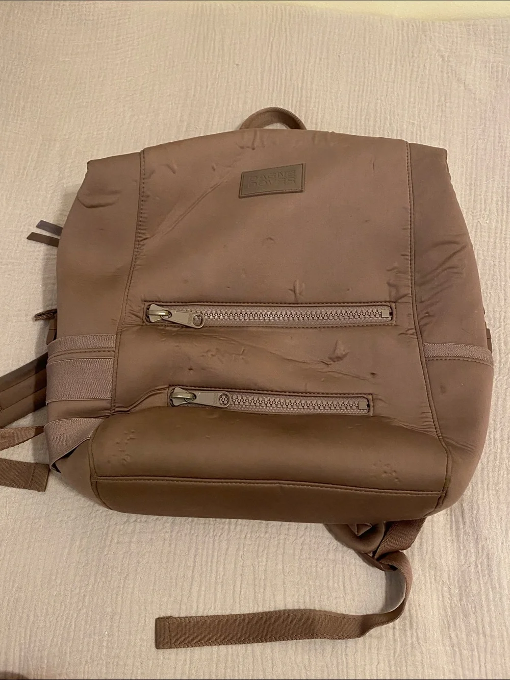 DAGNE DOVER Mauve Backpack - Soft Rose Taupe